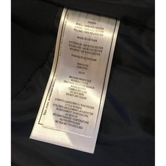 Tommy Hilfiger Womens Red Puffer Jacket Removable Hood XS 100% Polyester NEW - Picture 13 of 16